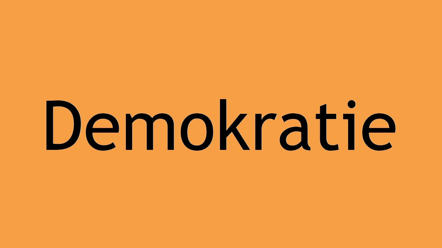 Demokratie
