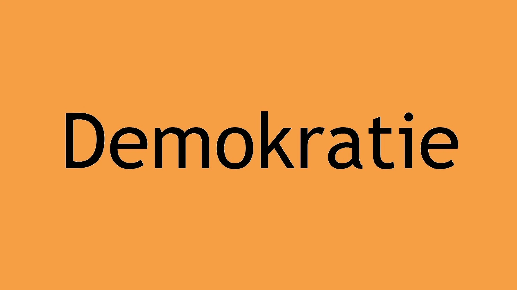 Demokratie