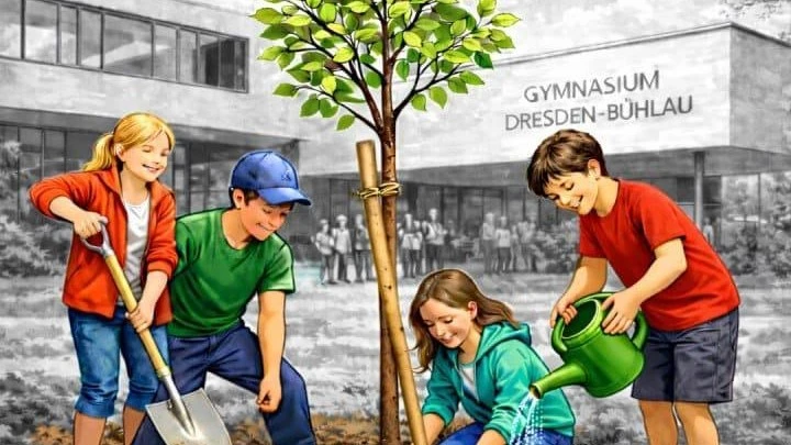 Logo des Fördervereins des Gymnasium Dresden-Bühlau