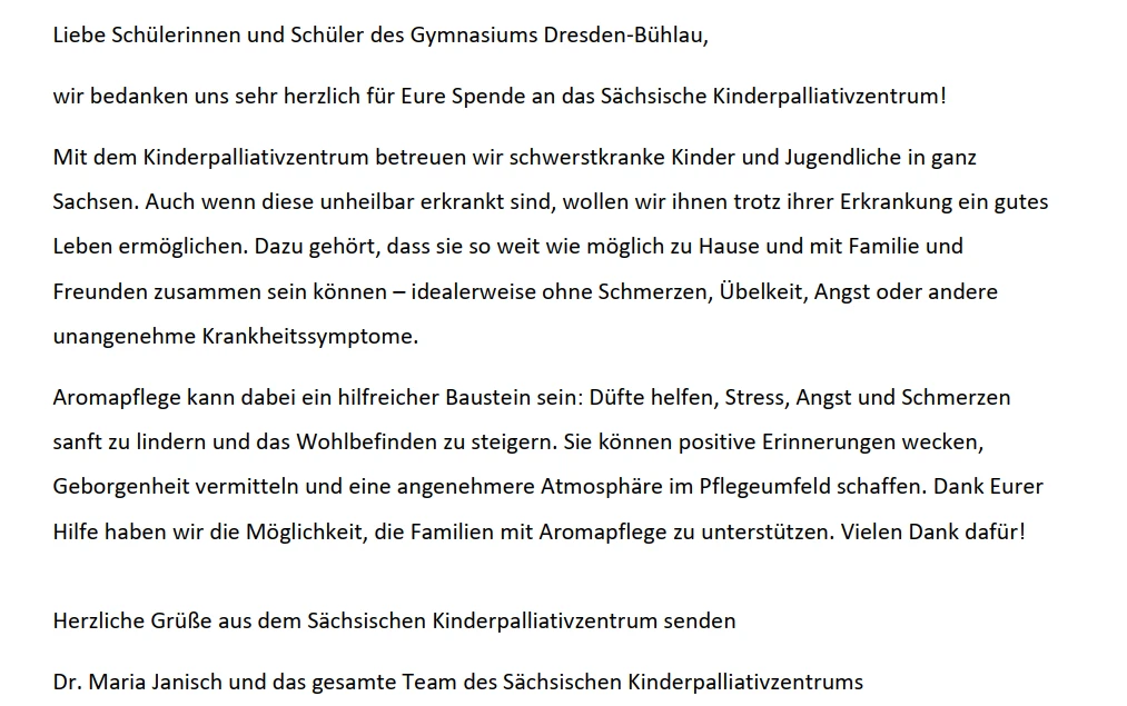 Spendenschreiben genialsozial