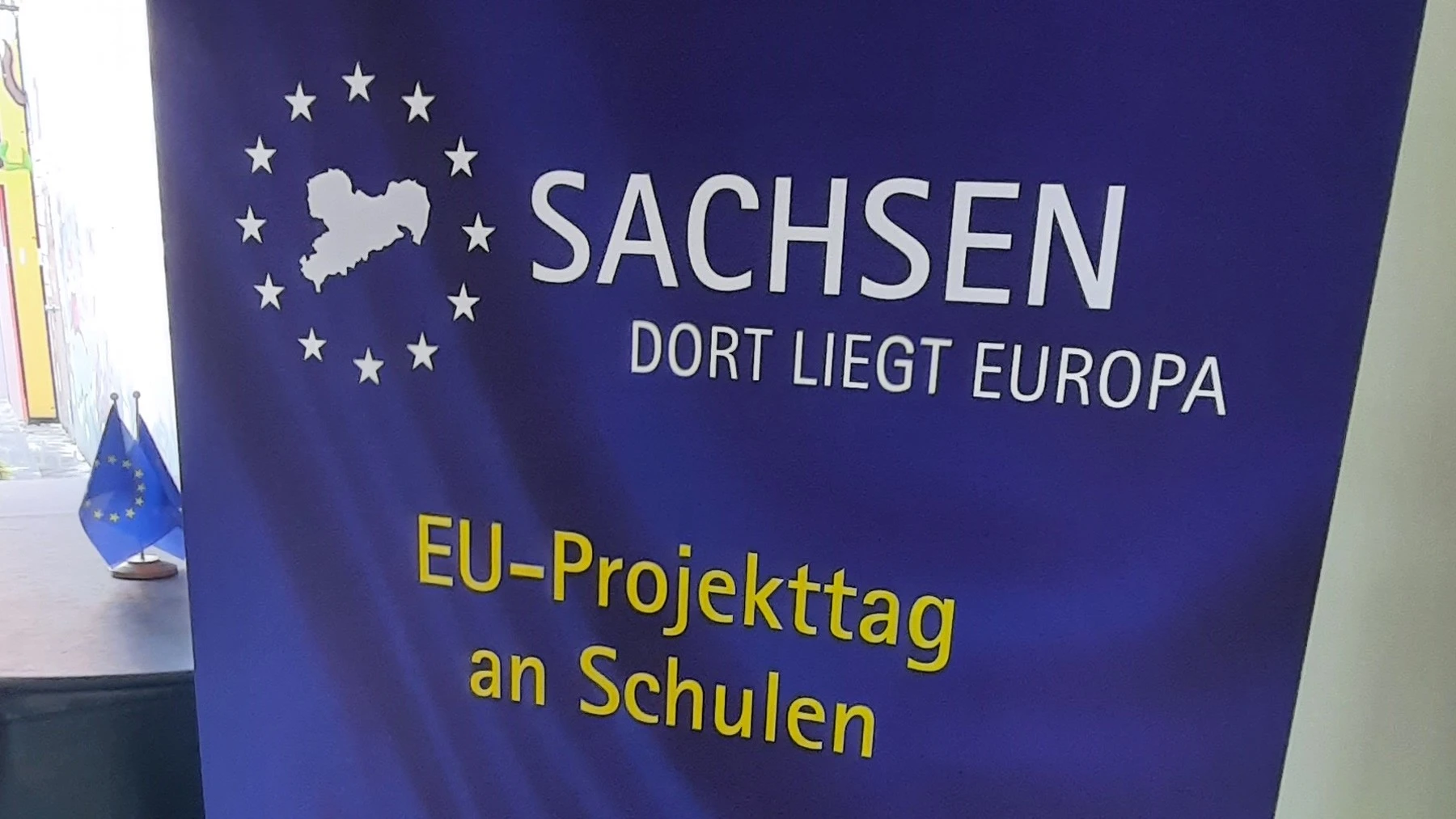 Fahne des EU-Projekttag